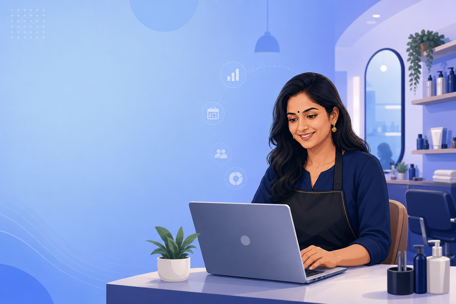 Business owner using Oflync help center